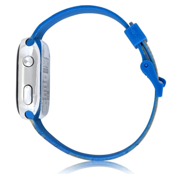 SonicUnisex Children's LED Watch with Square Case and Printed Silicone Strap - Picture 2 of 5